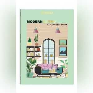 Hinkler Art Making Modern Living Coloring Book for Adults 72 Pages